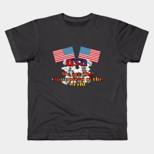 World Cup cheer your team Kids T-Shirt